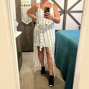 Wanderlux Wrap Style High Low Dress